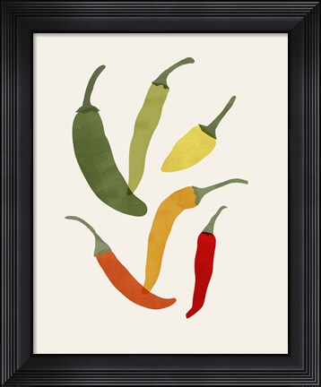 Framed Organic Veg X Print