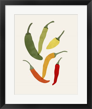 Framed Organic Veg X Print