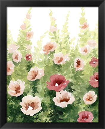 Framed Sunlit Flora II Print