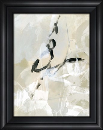 Framed Scribble Veil I Print