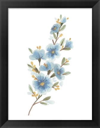 Framed Wildflower Sprig II Print