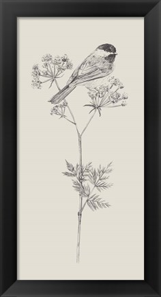 Framed Nature with Bird III Print