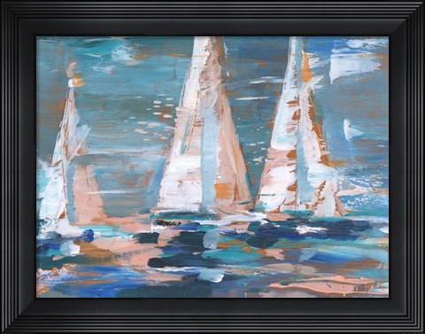 Framed Pop Regatta II Print