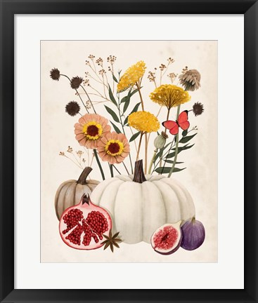 Framed Fall Botanicals I Print