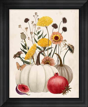 Framed Fall Botanicals II Print
