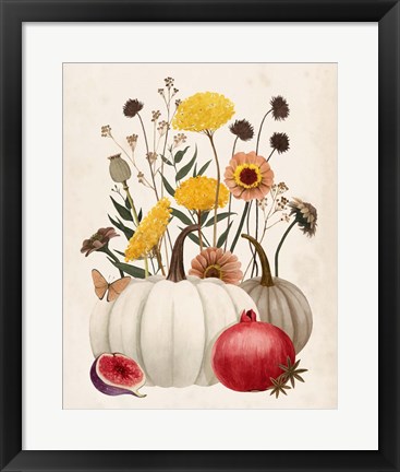 Framed Fall Botanicals II Print