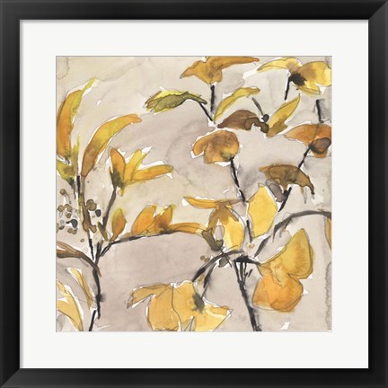 Framed Ginkgo Leaf Moment II Print