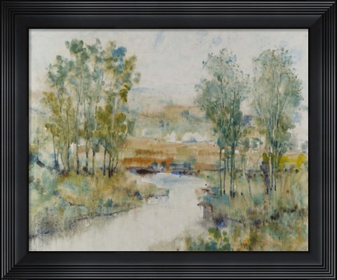 Framed Trees on the Creek II Print