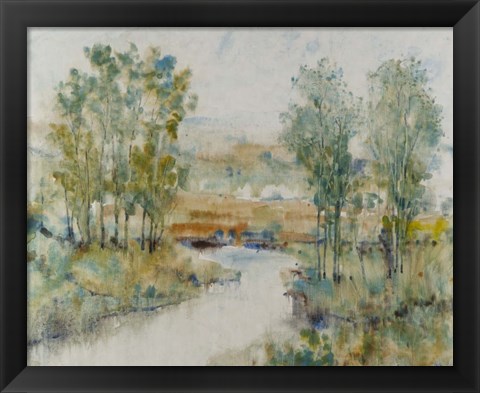 Framed Trees on the Creek II Print