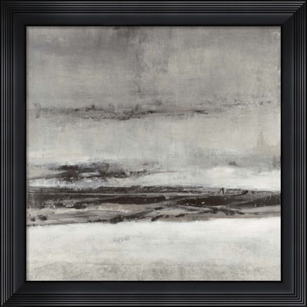 Framed Sepia Cove I Print