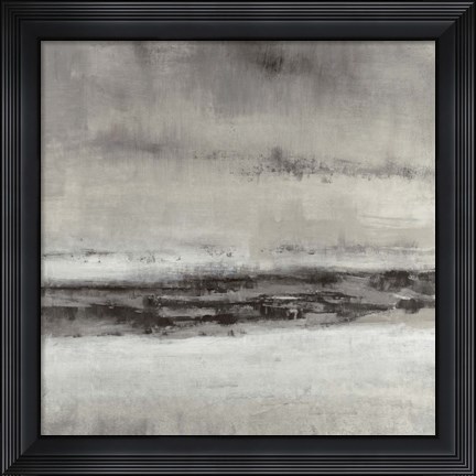 Framed Sepia Cove II Print