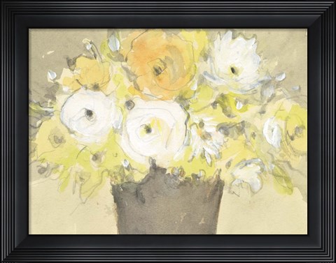 Framed Table Bouquet I Print