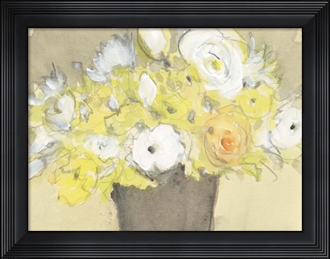 Framed Table Bouquet II Print