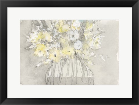 Framed Vintage Blossoms II Print