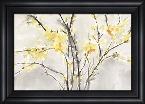 Framed Blissful Elegance I Print