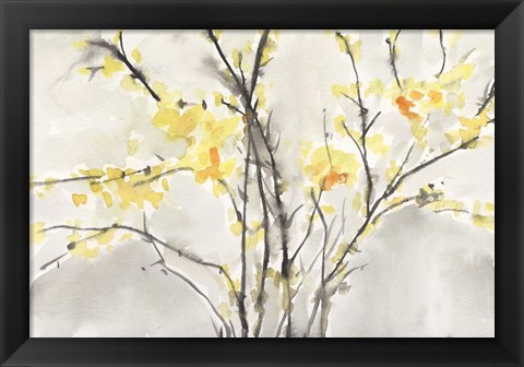 Framed Blissful Elegance I Print