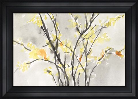 Framed Blissful Elegance II Print