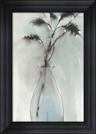Framed Soft Ferns I Print