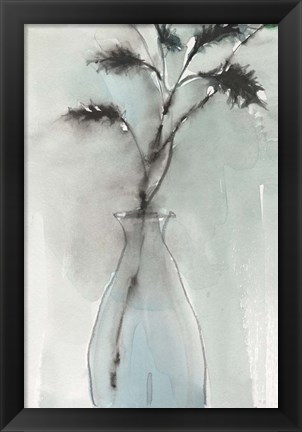 Framed Soft Ferns I Print