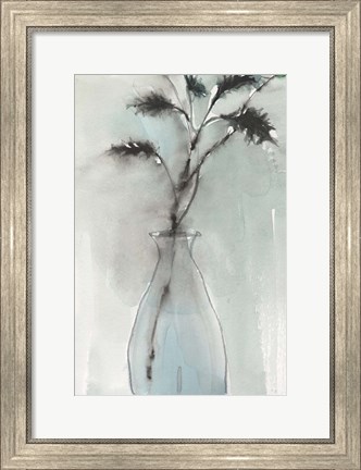 Framed Soft Ferns I Print
