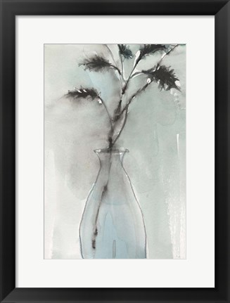 Framed Soft Ferns I Print