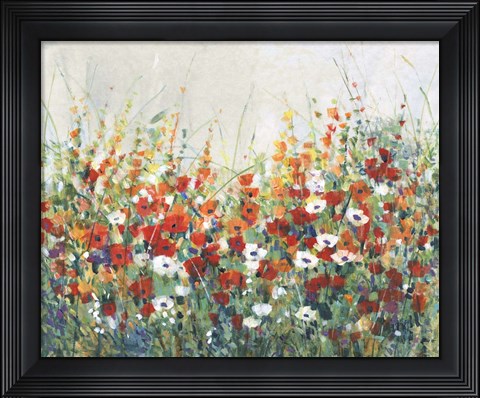 Framed Garden in Bloom II Print