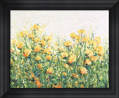 Framed Garden in Bloom III Print