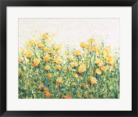 Framed Garden in Bloom III Print