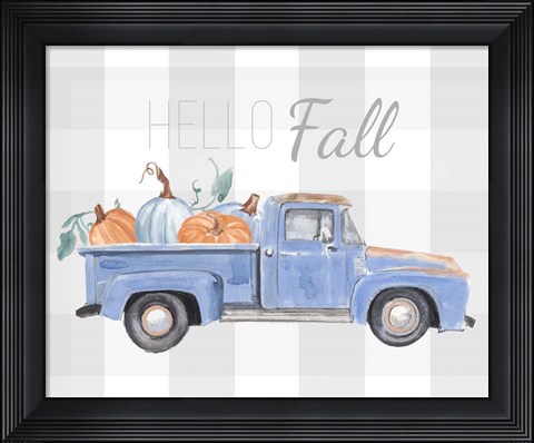 Framed Happy Harvest II Print