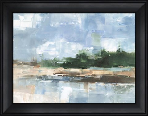 Framed Tropical Shore I Print