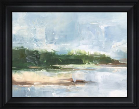 Framed Tropical Shore II Print