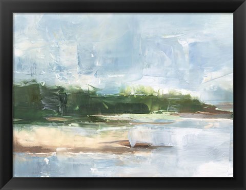 Framed Tropical Shore II Print