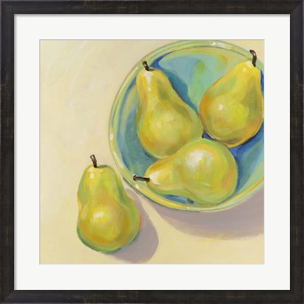 Framed Fruit Bowl Trio III Print