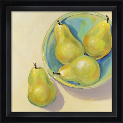 Framed Fruit Bowl Trio III Print