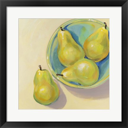 Framed Fruit Bowl Trio III Print