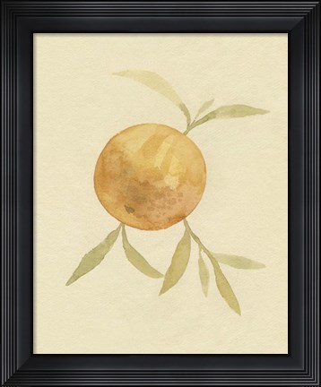 Framed Dappled Oranges II Print