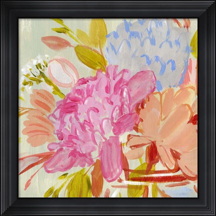 Framed Bright Florist III Print