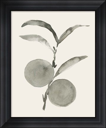 Framed Twilight Oranges I Print