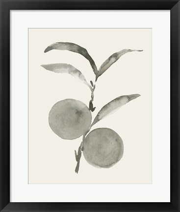 Framed Twilight Oranges I Print