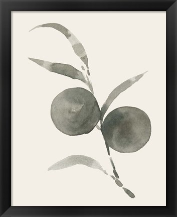 Framed Twilight Oranges II Print