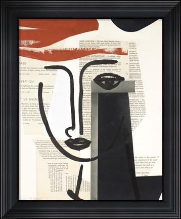 Framed Faces of A Century VI Print