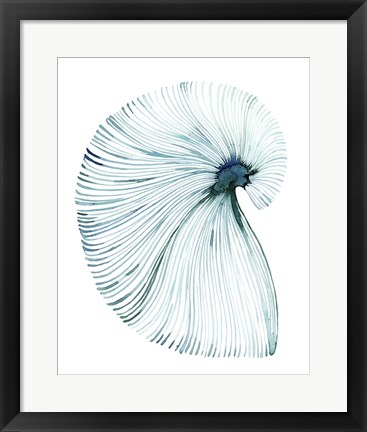 Framed Eye of the Ocean II Print