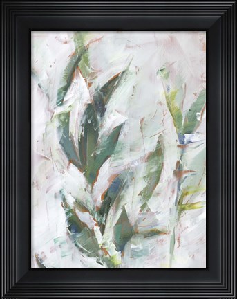 Framed Tropical Foliage Study II Print