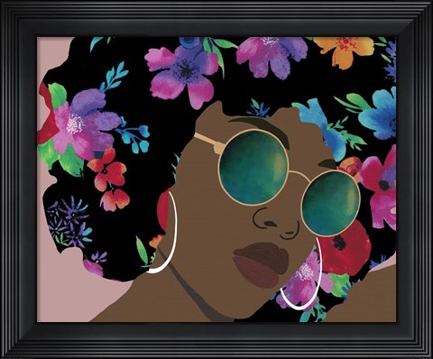 Framed Butterfly Diva II Print