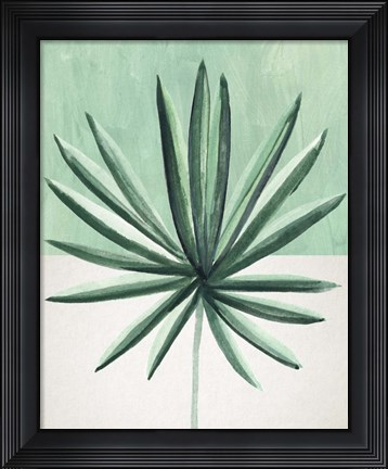 Framed Verging Palm IV Print