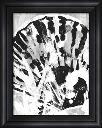 Framed Ocean Inkblot II Print
