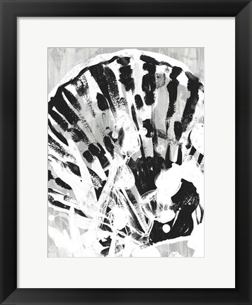 Framed Ocean Inkblot II Print