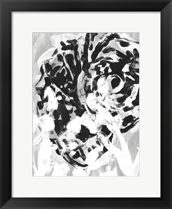 Framed Ocean Inkblot III Print