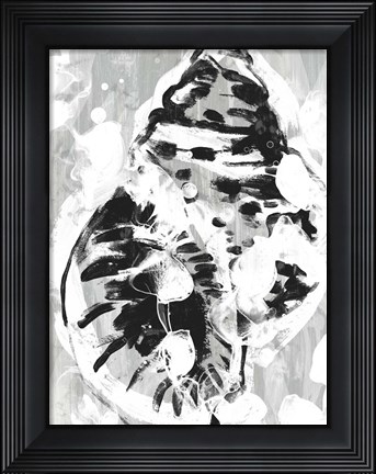 Framed Ocean Inkblot IV Print