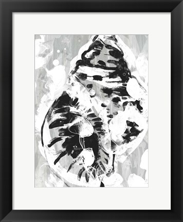 Framed Ocean Inkblot IV Print